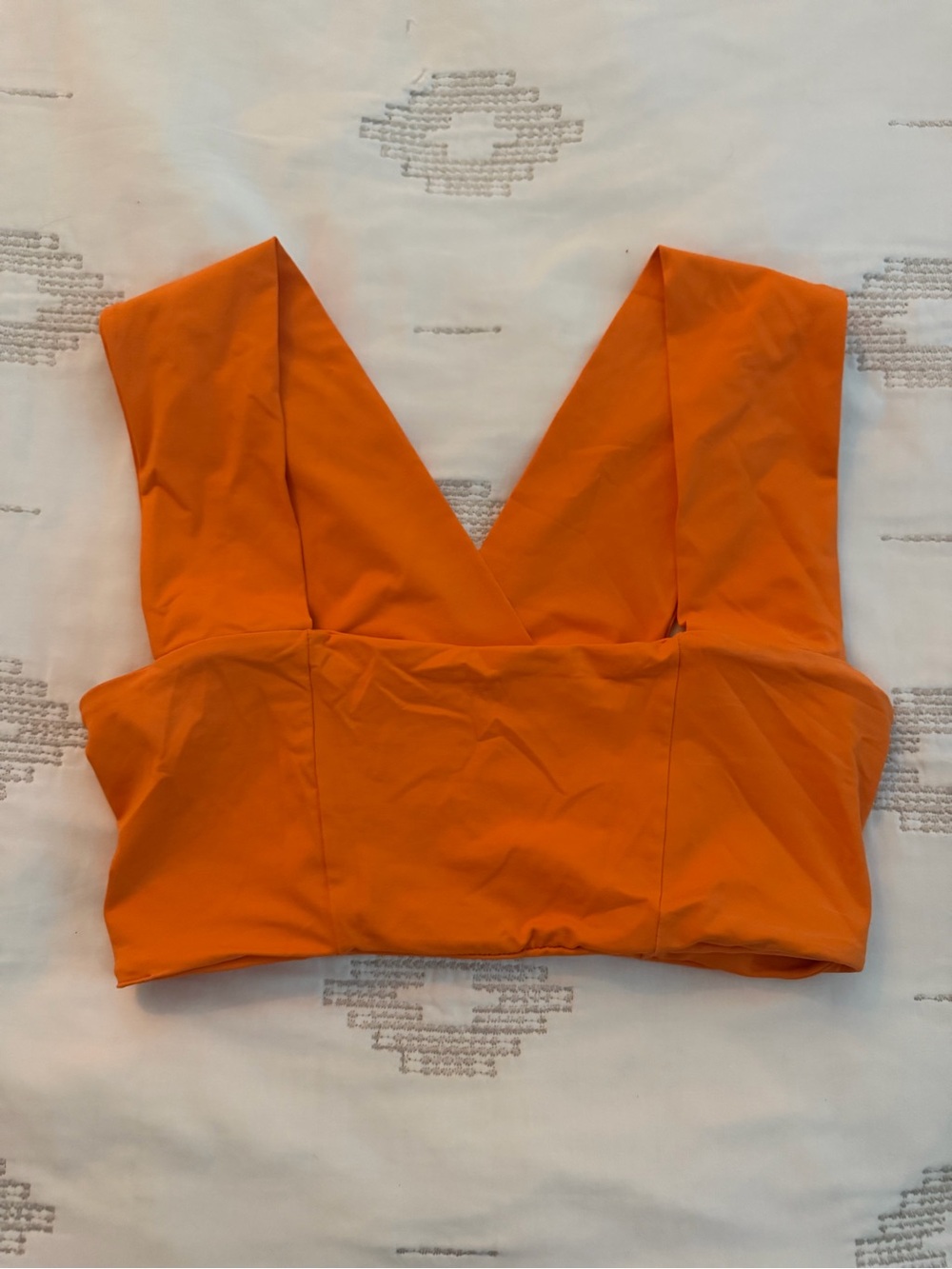 L*Space Orange Three-Piece Bikini Set - Picture 4 of 6
